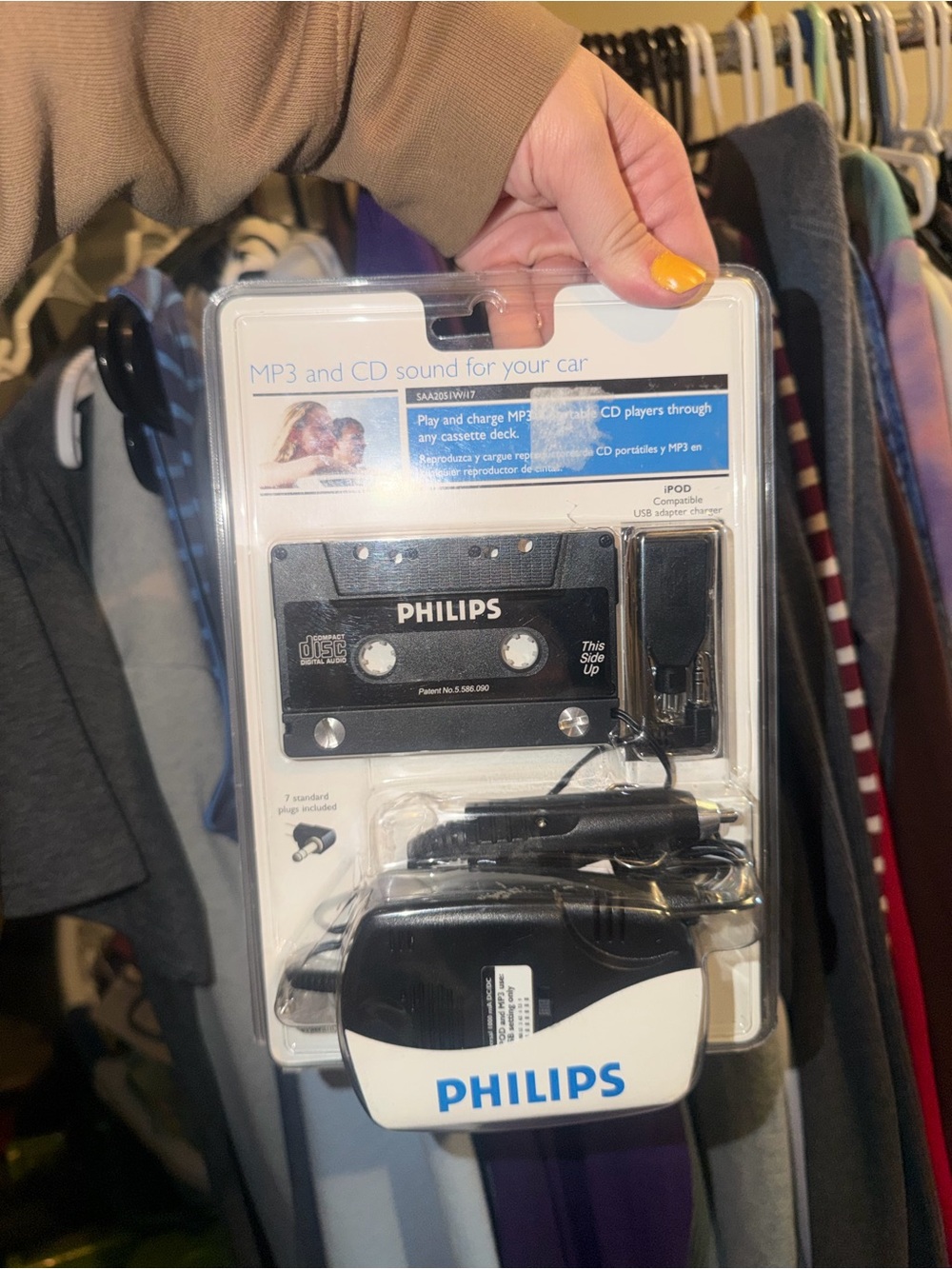 Philips mp3 cassette player car converter
